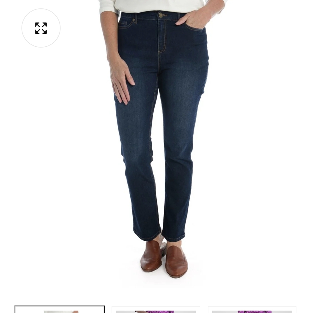 Christopher & Banks Blue Straight Leg Jeans